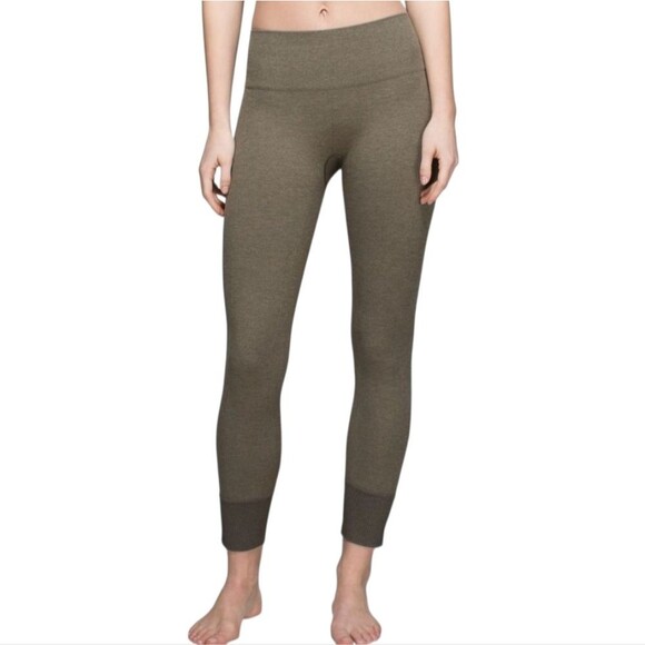 lululemon athletica Pants - Lululemon Ebb To Street Pant - Heathered Fatigue Green